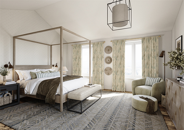 Botanica, Eau De Nil - Made to Measure Curtains - Image 7